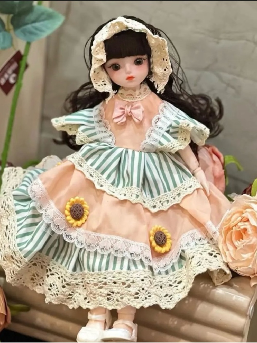 Ball Jointed Blythe Smart Doll with Clothes, Kawaii Myou Doll (JuLuo)